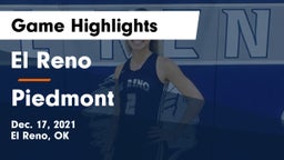 El Reno  vs Piedmont Game Highlights - Dec. 17, 2021