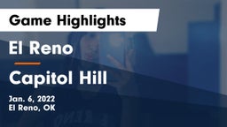 El Reno  vs Capitol Hill  Game Highlights - Jan. 6, 2022
