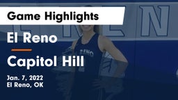 El Reno  vs Capitol Hill  Game Highlights - Jan. 7, 2022