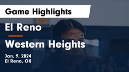 El Reno  vs Western Heights Game Highlights - Jan. 9, 2024
