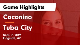 Coconino  vs Tuba City Game Highlights - Sept. 7, 2019