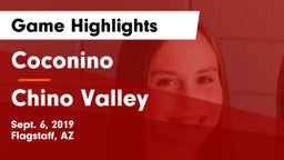 Coconino  vs Chino Valley Game Highlights - Sept. 6, 2019