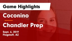 Coconino  vs Chandler Prep Game Highlights - Sept. 6, 2019