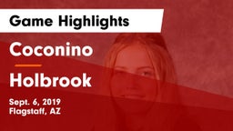 Coconino  vs Holbrook Game Highlights - Sept. 6, 2019