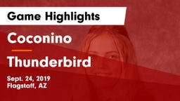 Coconino  vs Thunderbird Game Highlights - Sept. 24, 2019