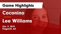 Coconino  vs Lee Williams  Game Highlights - Oct. 9, 2019