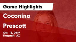 Coconino  vs Prescott Game Highlights - Oct. 15, 2019