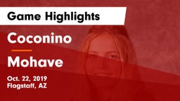 Coconino  vs Mohave Game Highlights - Oct. 22, 2019