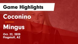 Coconino  vs Mingus Game Highlights - Oct. 22, 2020