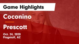 Coconino  vs Prescott Game Highlights - Oct. 24, 2020