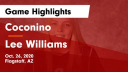 Coconino  vs Lee Williams  Game Highlights - Oct. 26, 2020
