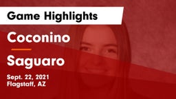 Coconino  vs Saguaro  Game Highlights - Sept. 22, 2021