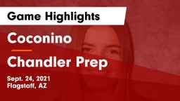 Coconino  vs Chandler Prep  Game Highlights - Sept. 24, 2021