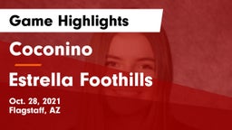 Coconino  vs Estrella Foothills Game Highlights - Oct. 28, 2021
