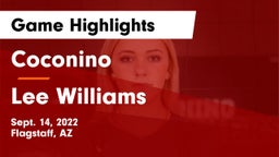 Coconino  vs Lee Williams Game Highlights - Sept. 14, 2022