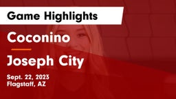Coconino  vs Joseph City Game Highlights - Sept. 22, 2023