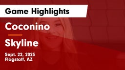Coconino  vs Skyline  Game Highlights - Sept. 22, 2023