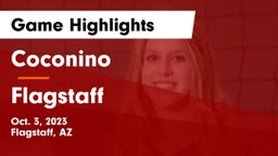 Coconino  vs Flagstaff  Game Highlights - Oct. 3, 2023