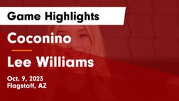Coconino  vs Lee Williams  Game Highlights - Oct. 9, 2023