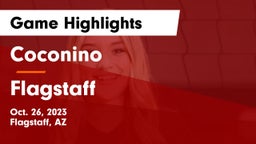Coconino  vs Flagstaff  Game Highlights - Oct. 26, 2023