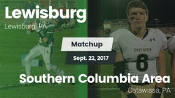 Matchup: Lewisburg High vs. Southern Columbia Area  2017