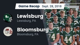 Recap: Lewisburg  vs. Bloomsburg  2018