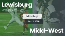 Matchup: Lewisburg High vs. Midd-West 2020