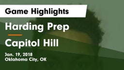 Harding Prep  vs Capitol Hill  Game Highlights - Jan. 19, 2018
