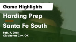 Harding Prep  vs Santa Fe South  Game Highlights - Feb. 9, 2018