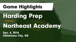 Harding Prep  vs Northeast Academy Game Highlights - Dec. 4, 2018