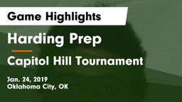 Harding Prep  vs Capitol Hill Tournament Game Highlights - Jan. 24, 2019