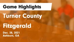 Turner County  vs Fitzgerald  Game Highlights - Dec. 28, 2021