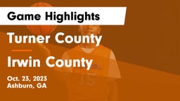Turner County  vs Irwin County  Game Highlights - Oct. 23, 2023