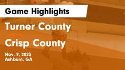 Turner County  vs Crisp County  Game Highlights - Nov. 9, 2023