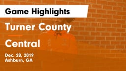 Turner County  vs Central  Game Highlights - Dec. 28, 2019