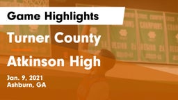 Turner County  vs Atkinson High Game Highlights - Jan. 9, 2021