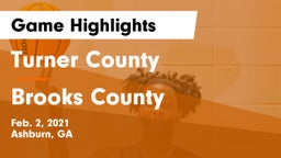 Turner County  vs Brooks County  Game Highlights - Feb. 2, 2021