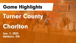 Turner County  vs Charlton Game Highlights - Jan. 7, 2022