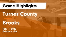 Turner County  vs Brooks Game Highlights - Feb. 1, 2022