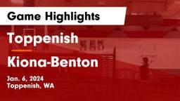 Toppenish  vs Kiona-Benton Game Highlights - Jan. 6, 2024