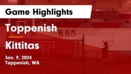 Toppenish  vs Kittitas  Game Highlights - Jan. 9, 2024