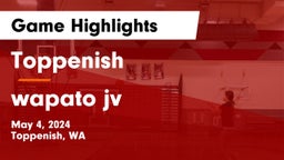Toppenish  vs wapato jv Game Highlights - May 4, 2024