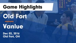 Old Fort  vs Vanlue  Game Highlights - Dec 03, 2016
