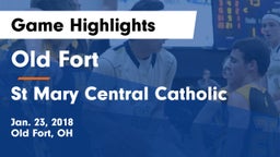 Old Fort  vs St Mary Central Catholic Game Highlights - Jan. 23, 2018