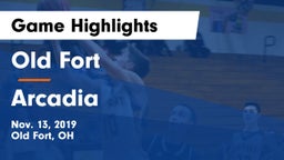 Old Fort  vs Arcadia  Game Highlights - Nov. 13, 2019