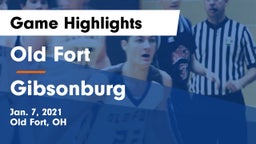 Old Fort  vs Gibsonburg  Game Highlights - Jan. 7, 2021