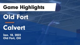 Old Fort  vs Calvert  Game Highlights - Jan. 18, 2022