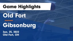 Old Fort  vs Gibsonburg  Game Highlights - Jan. 25, 2022