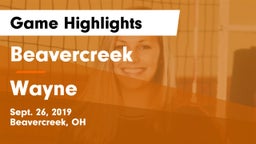 Beavercreek  vs Wayne  Game Highlights - Sept. 26, 2019