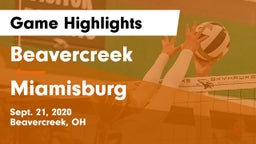 Beavercreek  vs Miamisburg  Game Highlights - Sept. 21, 2020